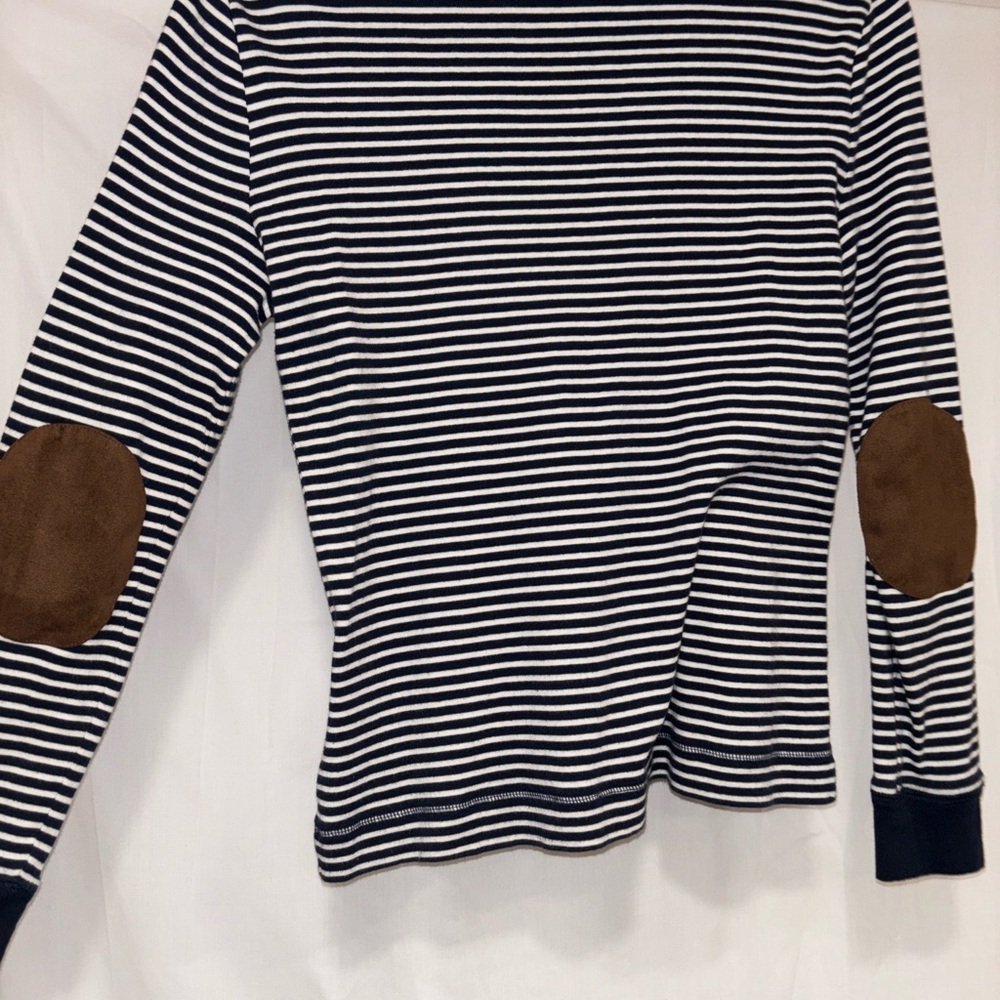Ralph Lauren Navy & White Striped Crewneck Tee - Picture 4 of 4